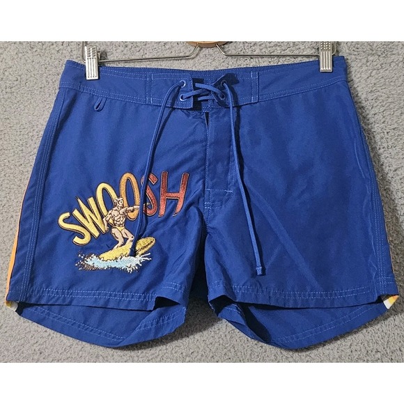 Sundek Other - SUNDEK Men's Swoosh Swim Trunks Board‎ Shorts Lined Men's Size 29 RARE